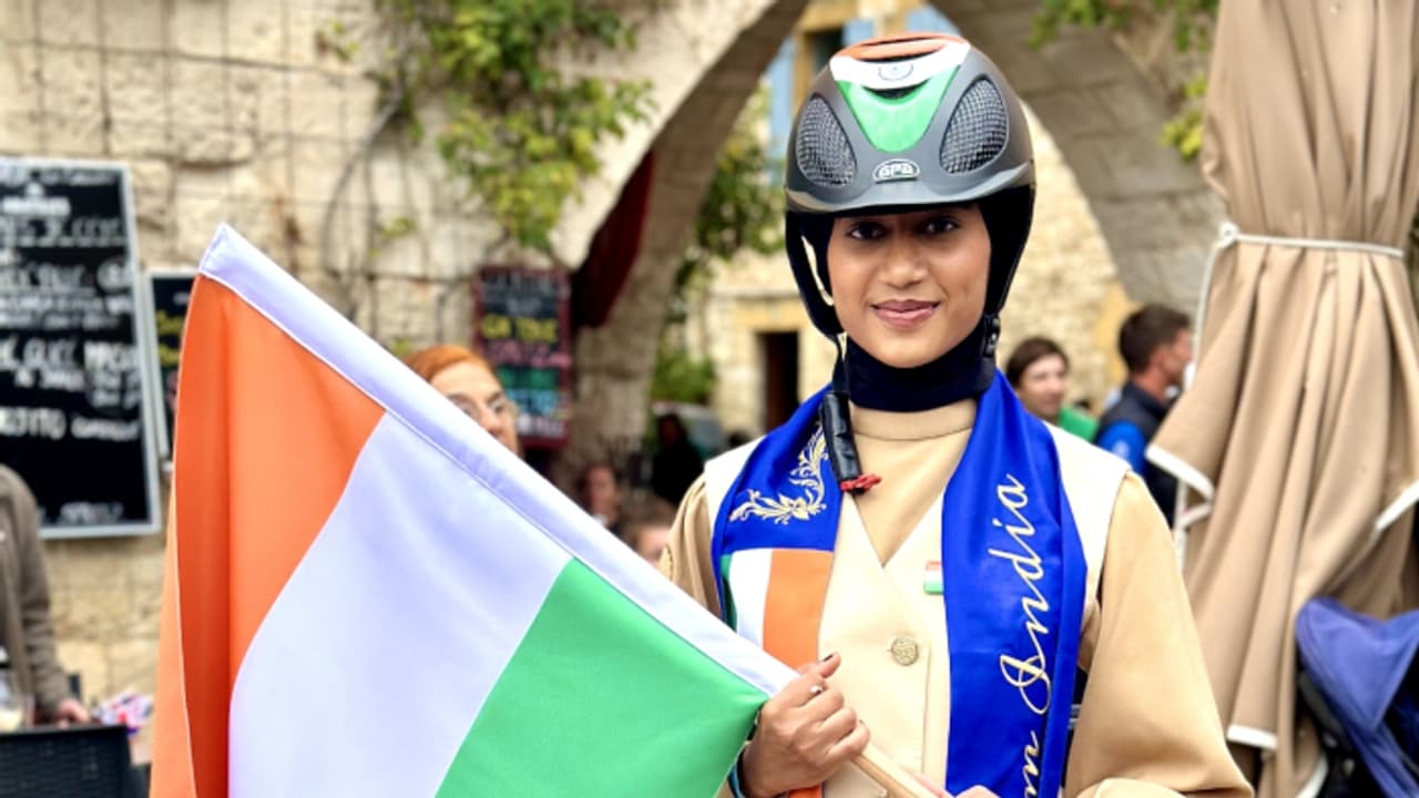 ലോക ദീർഘദൂര കുതിരയോട്ട ചാമ്പ്യൻഷിപ്പിൽ റെക്കോര്‍ഡിട്ട് മലപ്പുറം സ്വദേശി നിദ അന്‍ജും ചേലാട്ട്