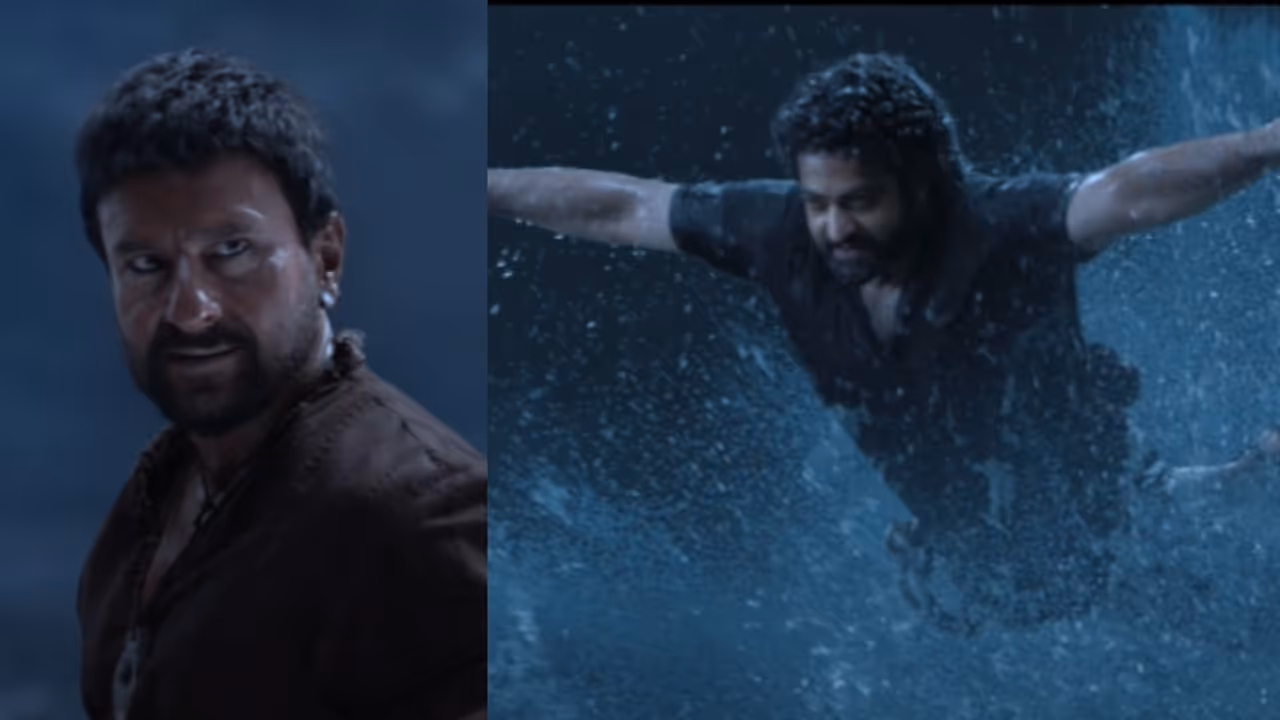 വില്ലൻ സെയ്ഫ് അലി ഖാൻ, നായകൻ ജൂനിയർ എൻടിആർ; തിയറ്റർ പൂരപ്പറമ്പാക്കാൻ 'ദേവര', ട്രെയിലർ എത്തി