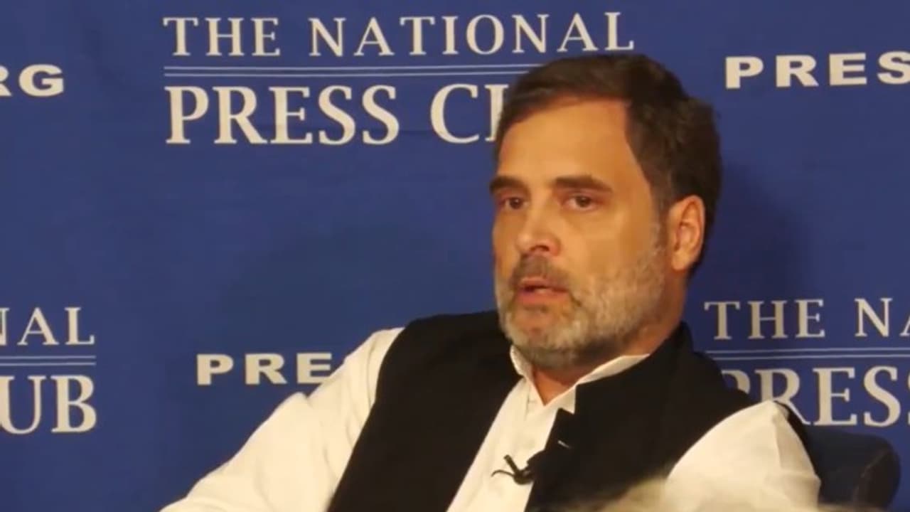 'Apologise to Bharat': Congress leader Rahul Gandhi draws BJP, netizens ire for anti national remarks in US 'Apologise to Bharat': Congress leader Rahul Gandhi draws BJP, netizens ire for anti national remarks in US