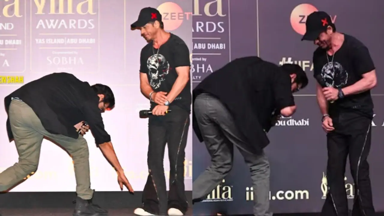 IIFA 2024 event: Rana Daggubati touches Shah Rukh Khan's feet, says 'Being South Indian' (Watch video) IIFA 2024 event: Rana Daggubati touches Shah Rukh Khan's feet, says 'Being South Indian' (Watch video)