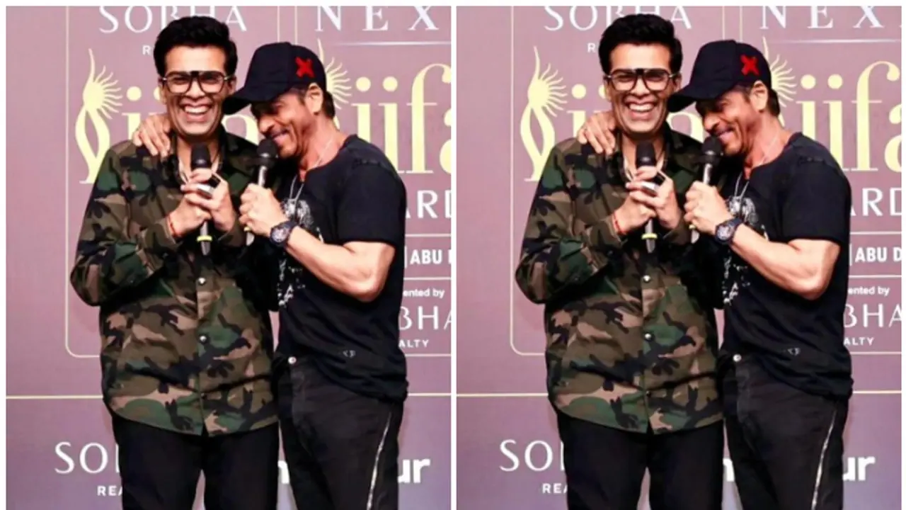 'Love you bhai...', Karan Johar shares photos with Shah Rukh Khan from IIFA; calls him 'family'