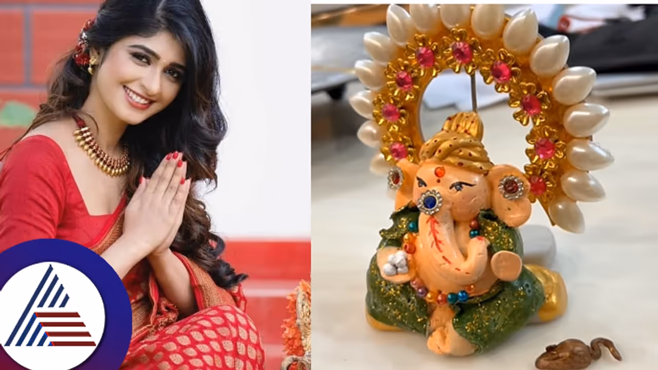 ನಟಿ ಅದಿತಿ ಪ್ರಭುದೇವ ಕೈಯಲ್ಲಿ ಅರಳಿದ ಗಣಪ: ವಿಡಿಯೋ ನೋಡಿ ಶ್ಲಾಘನೆಗಳ ಮಹಾಪೂರ 