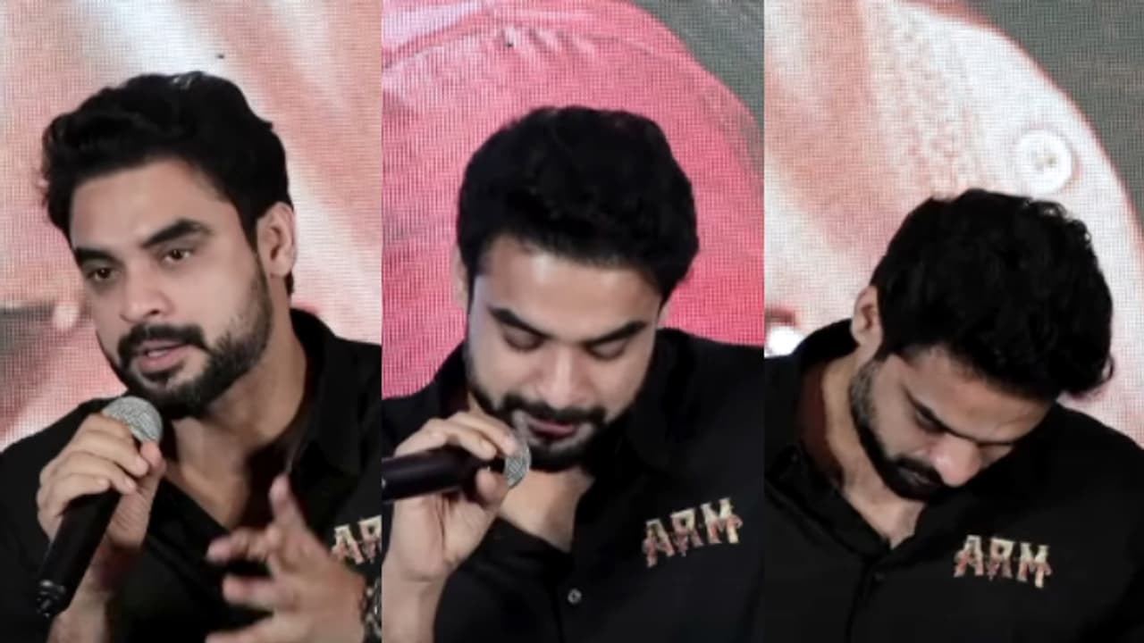 'അതിഭീകര പ്രതിസന്ധികളില്‍ പിന്തുണച്ചത് ആ മനുഷ്യന്‍'; 'എആര്‍എം' വാര്‍ത്താ സമ്മേളനത്തിനിടെ ശബ്‍ദമിടറി ടൊവിനോ