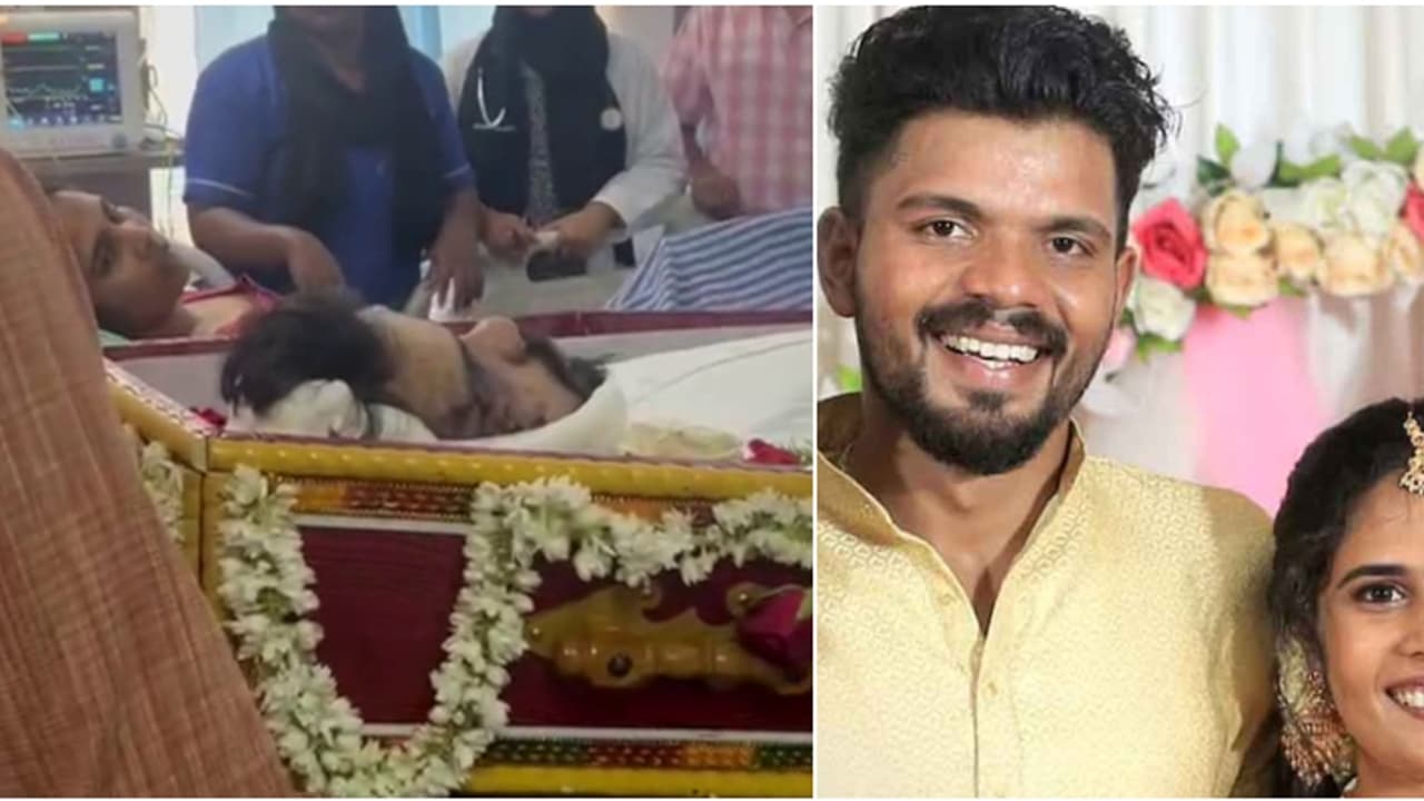 പ്രിയപ്പെട്ട ഇച്ചയ്ക്ക് വിട... ജെൻസന് അന്ത്യചുംബനം നൽകി ശ്രുതി, വീട്ടിലേക്ക് ജനമൊഴുകുന്നു, കണ്ണീരോടെ കേരളം പ്രിയപ്പെട്ട ഇച്ചയ്ക്ക് വിട... ജെൻസന് അന്ത്യചുംബനം നൽകി ശ്രുതി, വീട്ടിലേക്ക് ജനമൊഴുകുന്നു, കണ്ണീരോടെ കേരളം