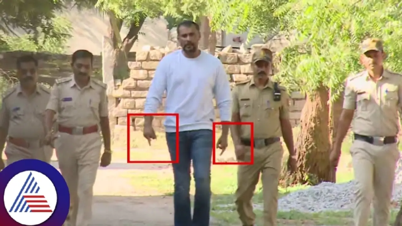 Renukaswamy murder case: Accused actor Darshan shocks with middle finger gesture to media; WATCH viral video