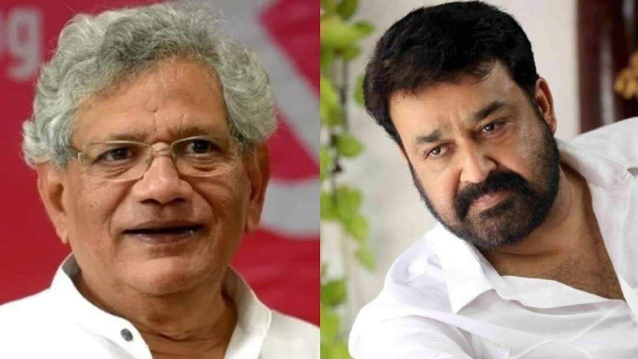 മഹത് വ്യക്തിത്വം, സംശുദ്ധ രാഷ്ട്രീയ പ്രവർത്തനത്തിന്റെ മാതൃക; യെച്ചൂരിയെ അനുശോചിച്ച് മോഹൻലാൽ 