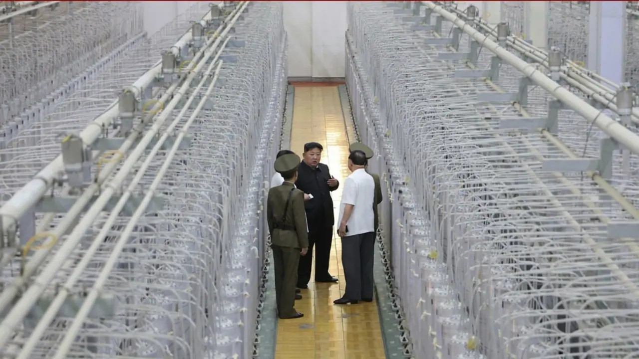 In a first, North Korea releases rare photos of uranium enrichment site as Kim Jong Un takes tour; see pics In a first, North Korea releases rare photos of uranium enrichment site as Kim Jong Un takes tour; see pics