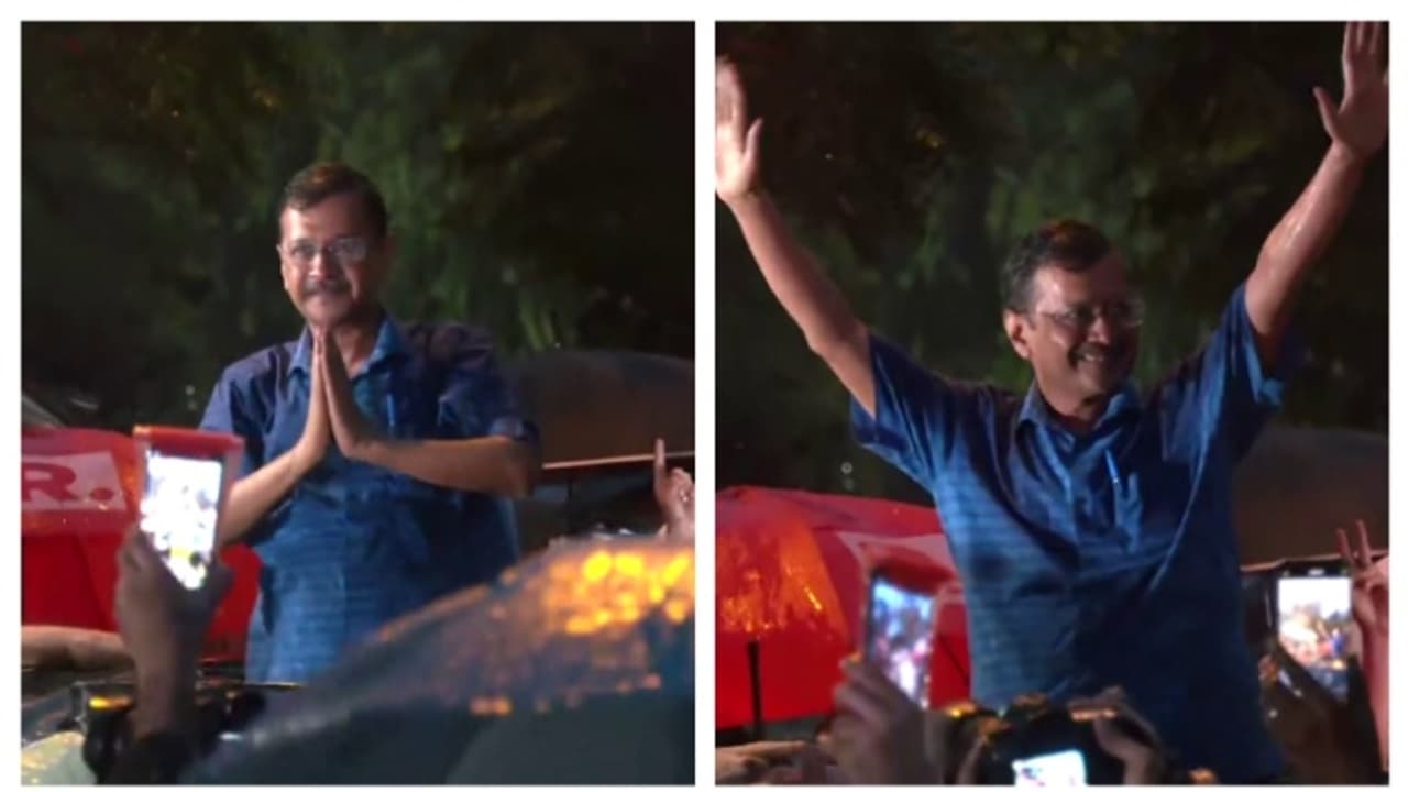 അരവിന്ദ് കെജ്രിവാൾ ജയിൽ മോചിതൻ; എത്ര തകര്ക്കാന് ശ്രമിച്ചാലും തകരില്ലെന്ന് ആദ്യപ്രതികരണം അരവിന്ദ് കെജ്രിവാൾ ജയിൽ മോചിതൻ; എത്ര തകര്ക്കാന് ശ്രമിച്ചാലും തകരില്ലെന്ന് ആദ്യപ്രതികരണം