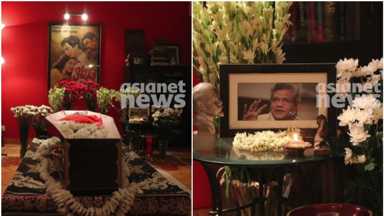 സീതാറാം യെച്ചൂരിക്ക് ഇന്ന് അവസാന യാത്രയയപ്പ്; എകെജി ഭവനിൽ പൊതുദർശനം, മൃതദേഹം മെഡിക്കൽ പഠനത്തിന് സീതാറാം യെച്ചൂരിക്ക് ഇന്ന് അവസാന യാത്രയയപ്പ്; എകെജി ഭവനിൽ പൊതുദർശനം, മൃതദേഹം മെഡിക്കൽ പഠനത്തിന്