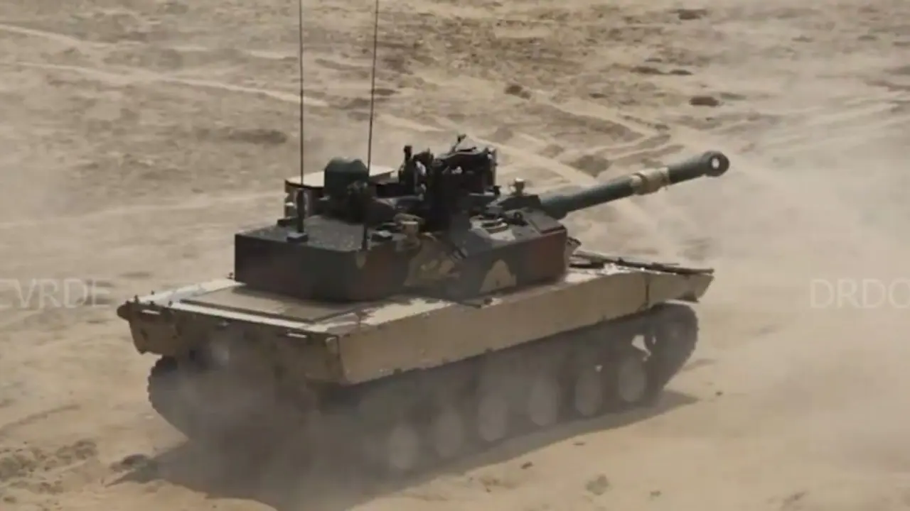 India's light tank Zorawar clears desert test in Rajasthan, DRDO lauds 'exceptional performance' (WATCH)