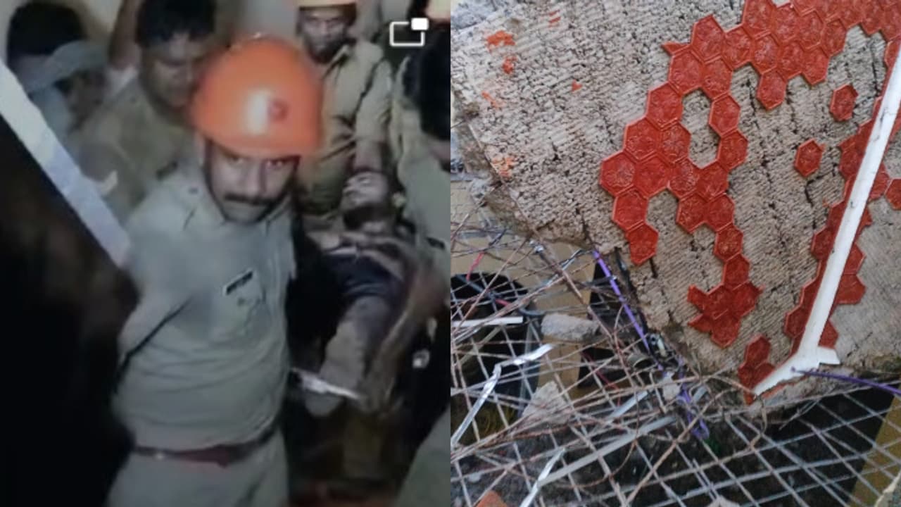 വീട് പൊളിക്കവേ കോൺക്രീറ്റ് മേൽക്കൂരയ്ക്കടിയിൽ കാൽ കുടുങ്ങി; അതിഥി തൊഴിലാളിക്ക് രക്ഷകരായി ഫയർഫോഴ്സ് വീട് പൊളിക്കവേ കോൺക്രീറ്റ് മേൽക്കൂരയ്ക്കടിയിൽ കാൽ കുടുങ്ങി; അതിഥി തൊഴിലാളിക്ക് രക്ഷകരായി ഫയർഫോഴ്സ്