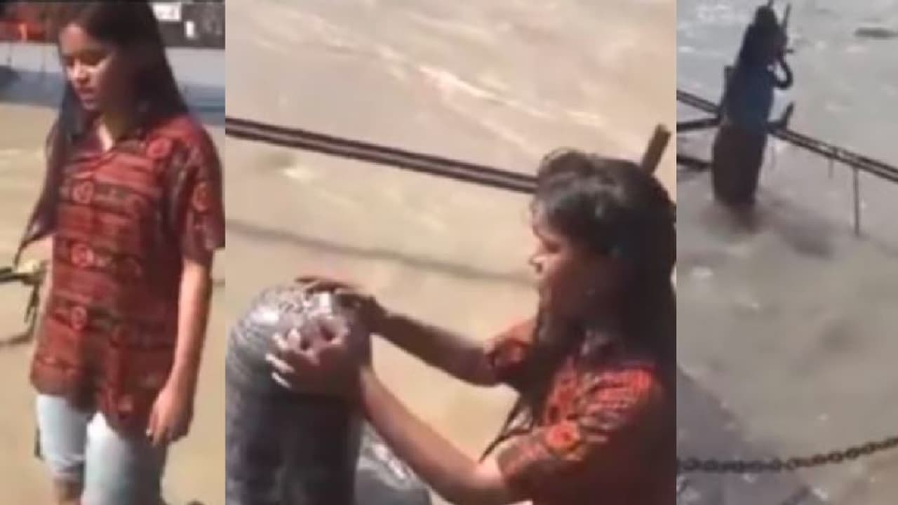  ಫೇಕ್ ಭಕ್ತಿಗೆ ಸಿಟ್ಟಿಗೆದ್ದ ಮಹಾದೇವ: ಗಂಗಾ ನದಿಗೆ ಬಿದ್ದ ರೀಲ್ಸ್ ರಾಣಿ