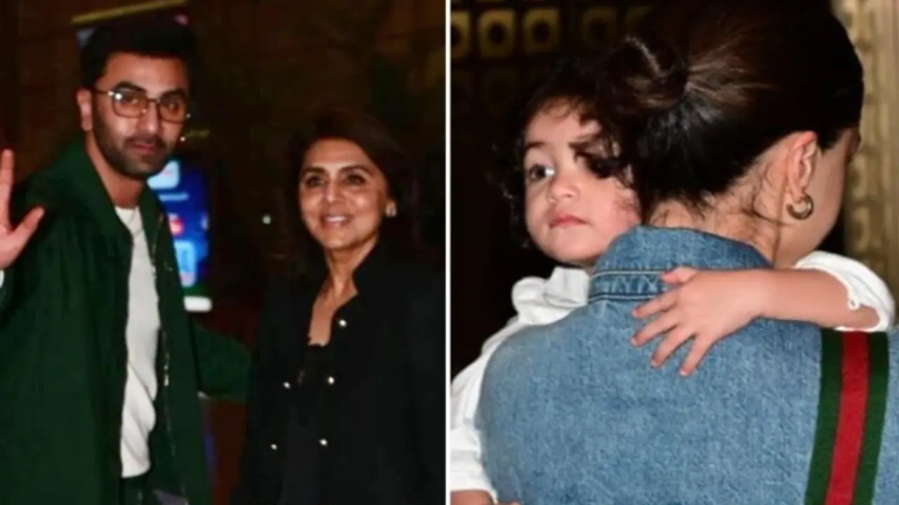 Raha Kapoor's interaction with dadi Neetu Kapoor goes VIRAL; Ranbir, Alia jets off to vacation with family
