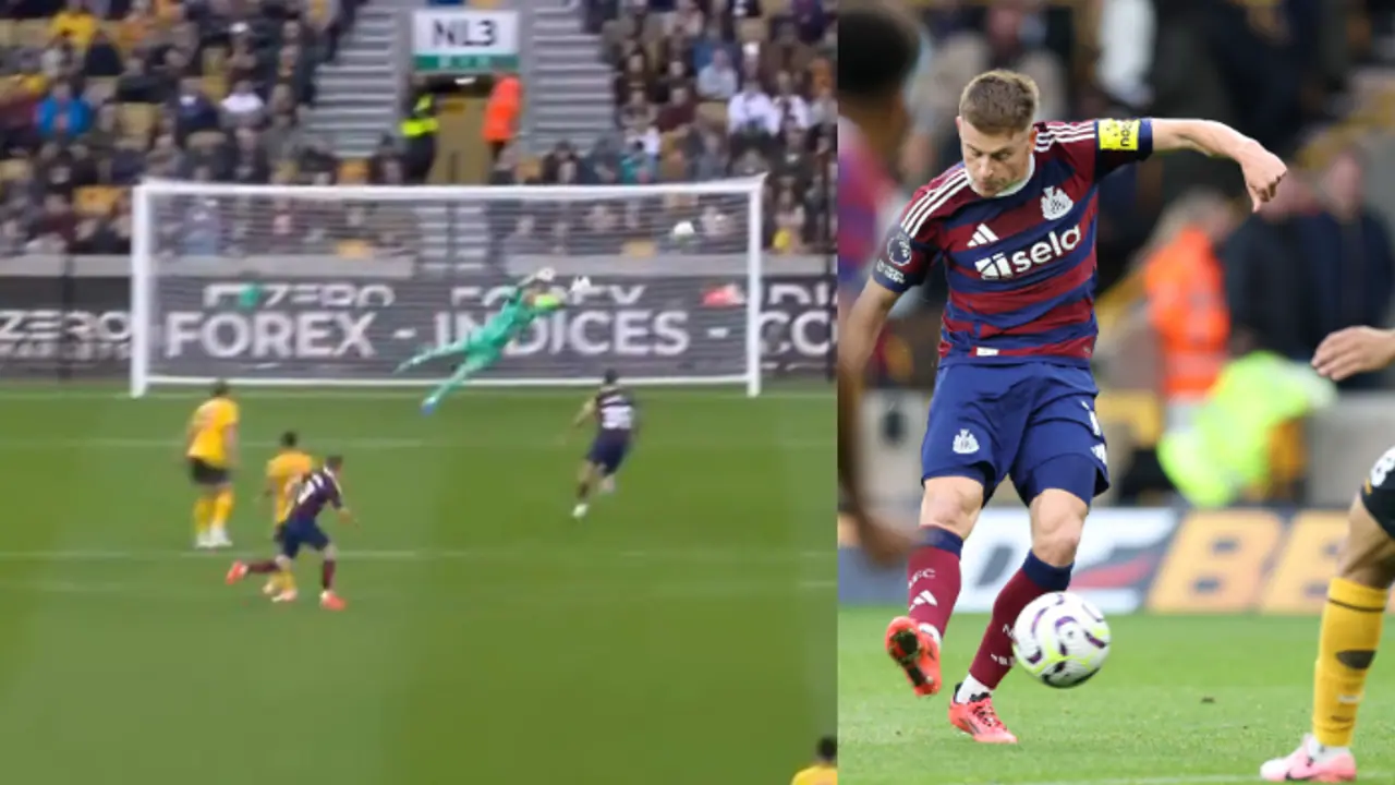 Wolves 1 2 Newcastle: Super sub Harvey Barnes scores a screamer for the Magpies (WATCH) Wolves 1 2 Newcastle: Super sub Harvey Barnes scores a screamer for the Magpies (WATCH)