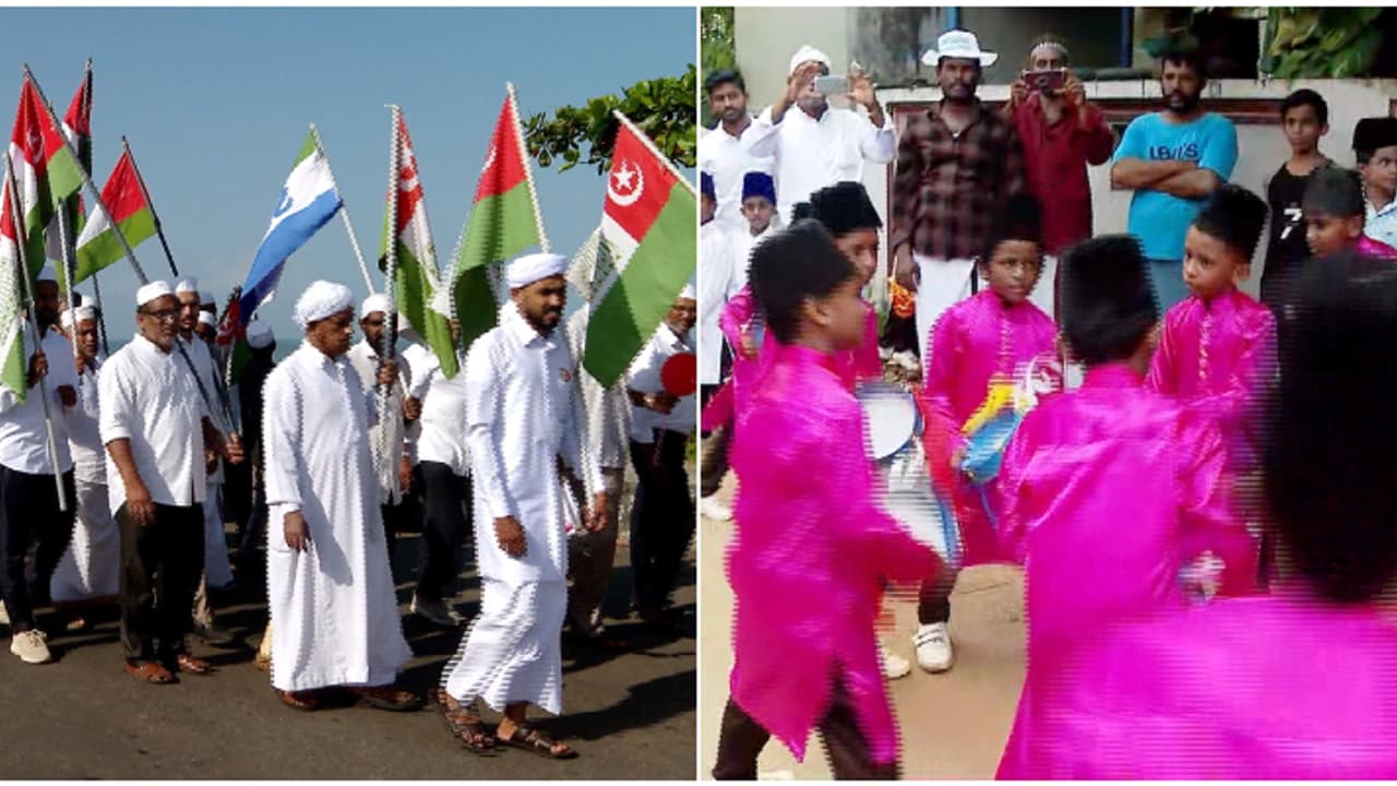 പ്രവാചകൻ മുഹമ്മദ്‌ നബിയുടെ ജന്മദിനം ആഘോഷിച്ച് വിശ്വാസികൾ, നാടെങ്ങും നബിദിന റാലിയും ഘോഷയാത്രകളും 