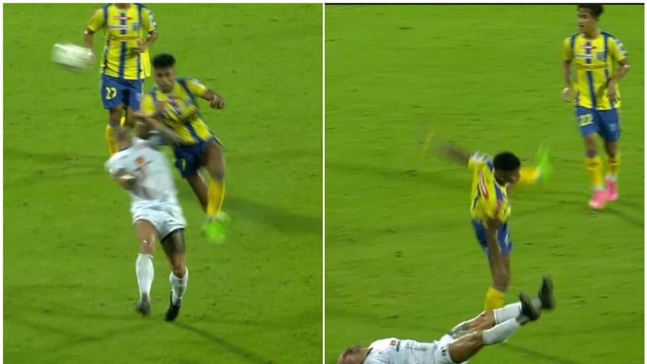 അത് വേണ്ടായിരുന്നു രാഹുല്‍, കടുത്തുപോയി! അപകടകരമായ ഫൗളിന് ബ്ലാസ്റ്റേഴ്‌സ് താരത്തിനെ കടുത്ത വിമര്‍ശനം വീഡിയോ