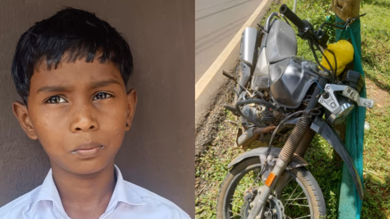 അമിത വേഗത്തിൽ വന്ന ബൈക്കിടിച്ച് പരിക്കേറ്റ 9 വയസ്സുകാരൻ മരിച്ചു; അനനെ ഇടിച്ചു തെറിപ്പിച്ചത് സ്കൂൾ പരിസരത്ത്