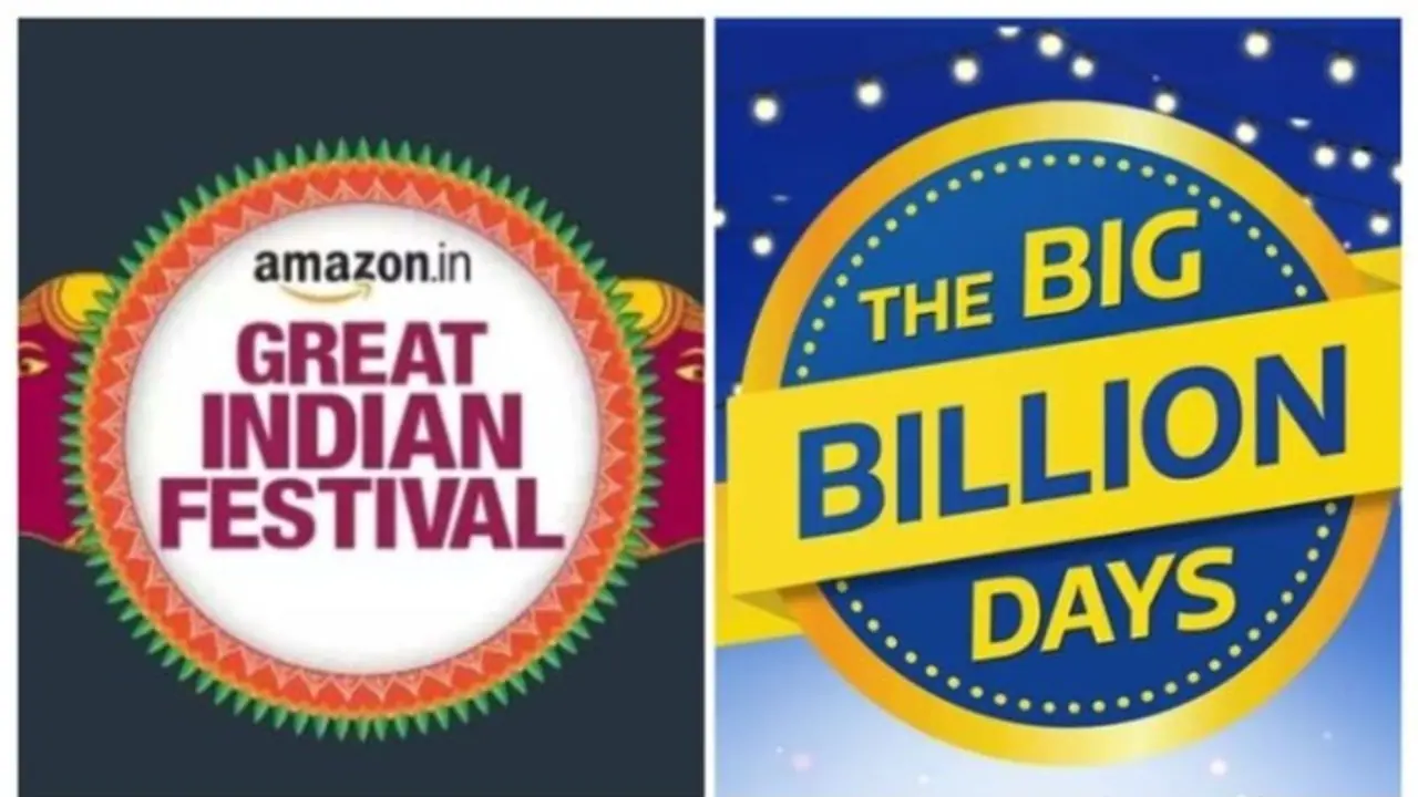 ಹಬ್ಬಕ್ಕೆ ಅಮೆಜಾನ್, ಫ್ಲಿಪ್ಕಾರ್ಟ್ ಭಾರೀ ಡಿಸ್ಕೌಂಟ್ , ಸೆ. 27, 29 ರಂದು ಅತಿದೊಡ್ಡ ವಾರ್ಷಿಕ ಮಾರಾಟ ಮೇಳ ಹಬ್ಬಕ್ಕೆ ಅಮೆಜಾನ್, ಫ್ಲಿಪ್ಕಾರ್ಟ್ ಭಾರೀ ಡಿಸ್ಕೌಂಟ್ , ಸೆ. 27, 29 ರಂದು ಅತಿದೊಡ್ಡ ವಾರ್ಷಿಕ ಮಾರಾಟ ಮೇಳ