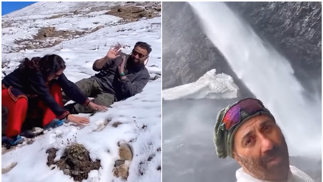 Sunny Deol shares vacation glimpses with family; enjoys jalebis in the snow WATCH Sunny Deol shares vacation glimpses with family; enjoys jalebis in the snow WATCH