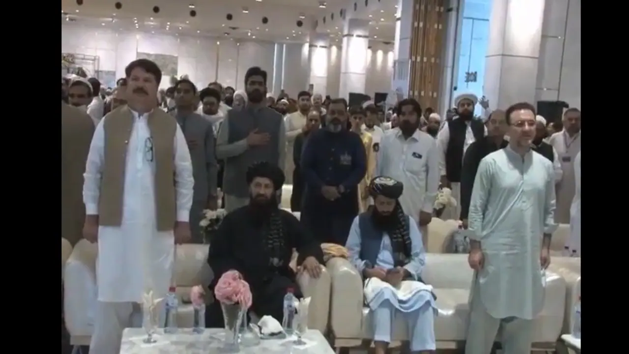 Afghan diplomats spark row by remaining seated during Pakistan's national anthem, Islamabad protests (WATCH) Afghan diplomats spark row by remaining seated during Pakistan's national anthem, Islamabad protests (WATCH)