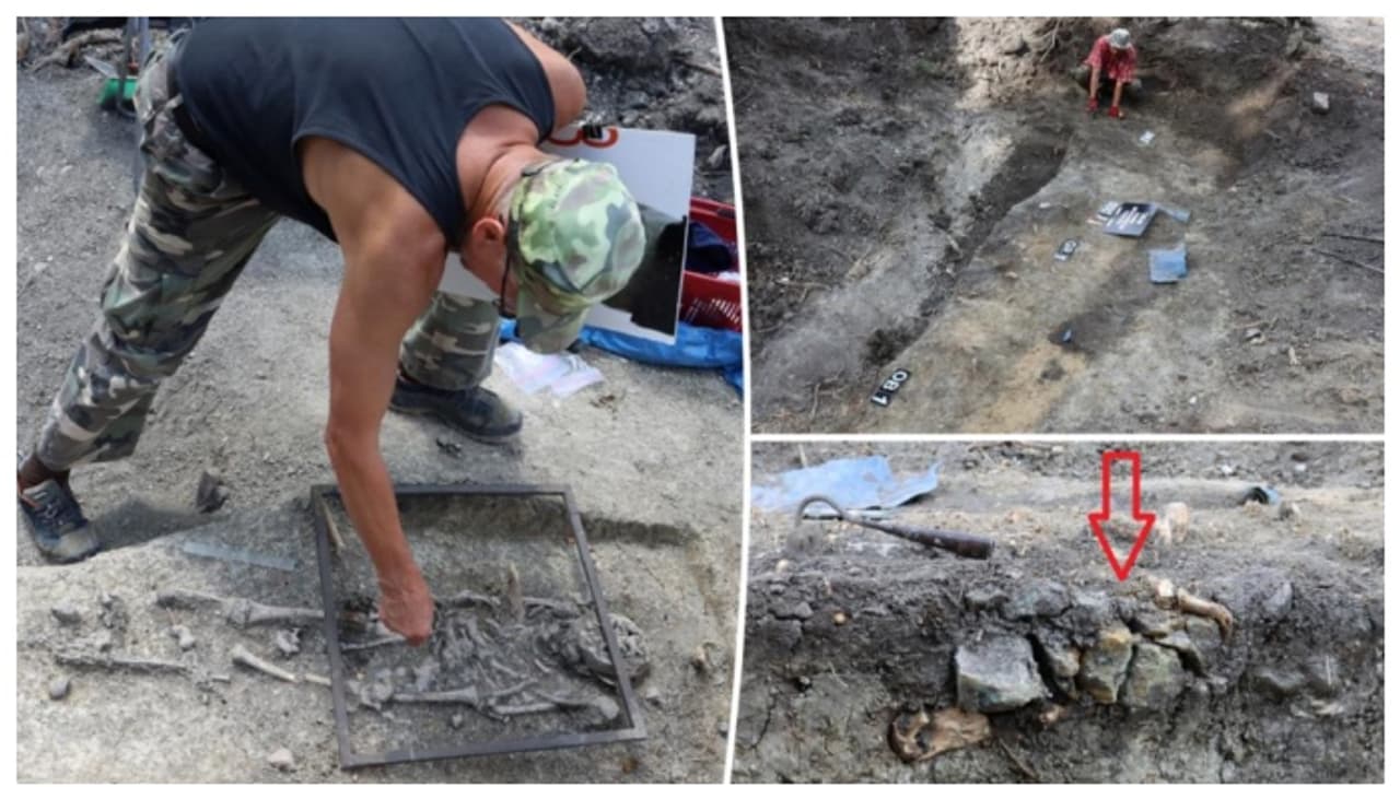 വീണ്ടും എഴുന്നേറ്റ് വരാതിരിക്കാന്‍ കുഴിച്ചിട്ട 'വാമ്പയർ കുട്ടി'കളുടെ അസ്ഥികൂടം കണ്ടെത്തി, പുറത്തെടുത്തു 