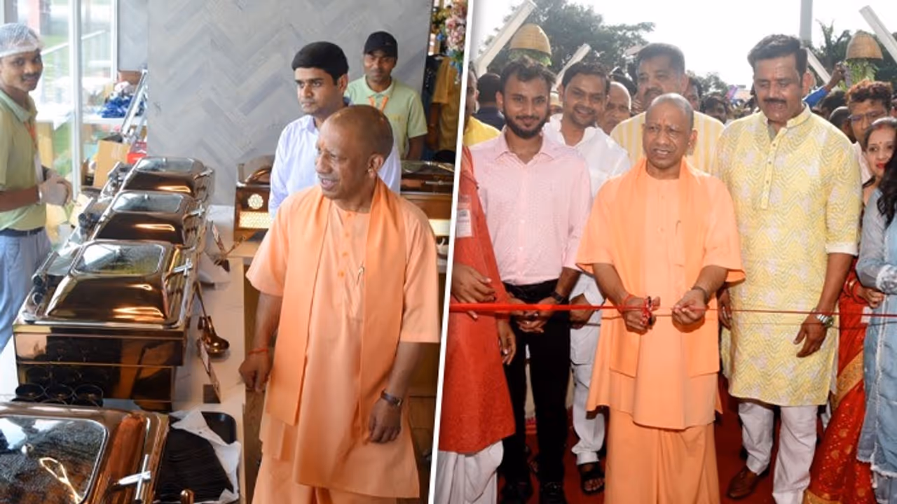 கோரக்பூரில் முதல்முறையாக மிதக்கும் உணவகத்தை திறந்து வைத்தார் முதல்வர் யோகி ஆதித்யநாத் கோரக்பூரில் முதல்முறையாக மிதக்கும் உணவகத்தை திறந்து வைத்தார் முதல்வர் யோகி ஆதித்யநாத்