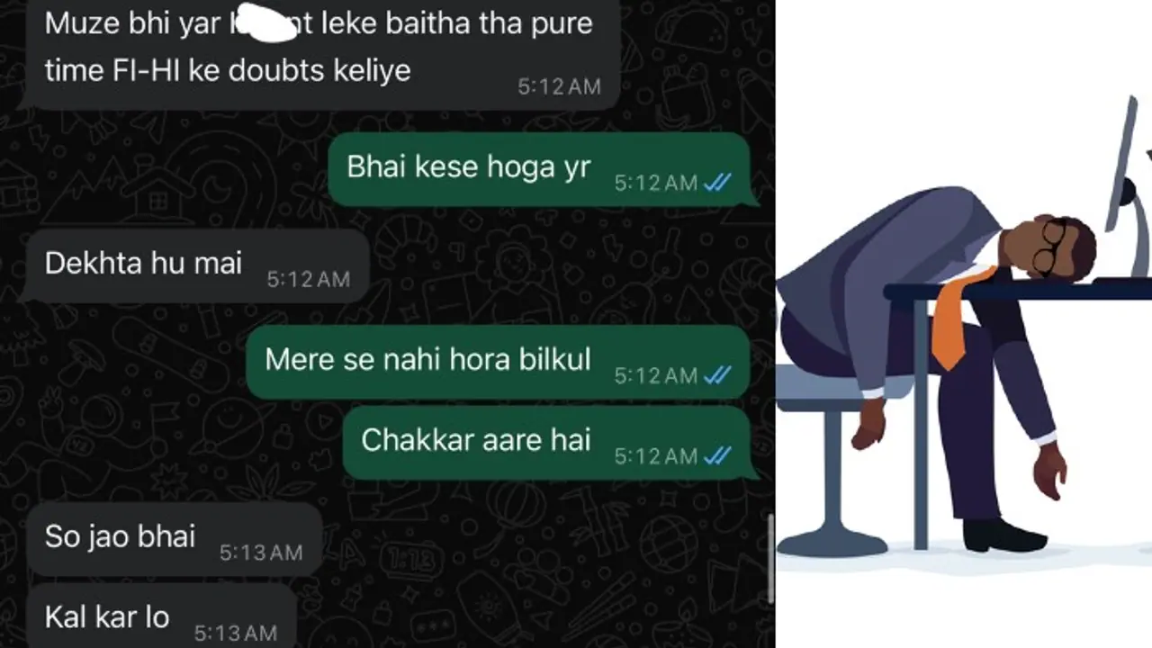 'Chakkar aa rahe hai': After EY employee's tragic death, former Deloitte staff recounts working for 20 hours 'Chakkar aa rahe hai': After EY employee's tragic death, former Deloitte staff recounts working for 20 hours