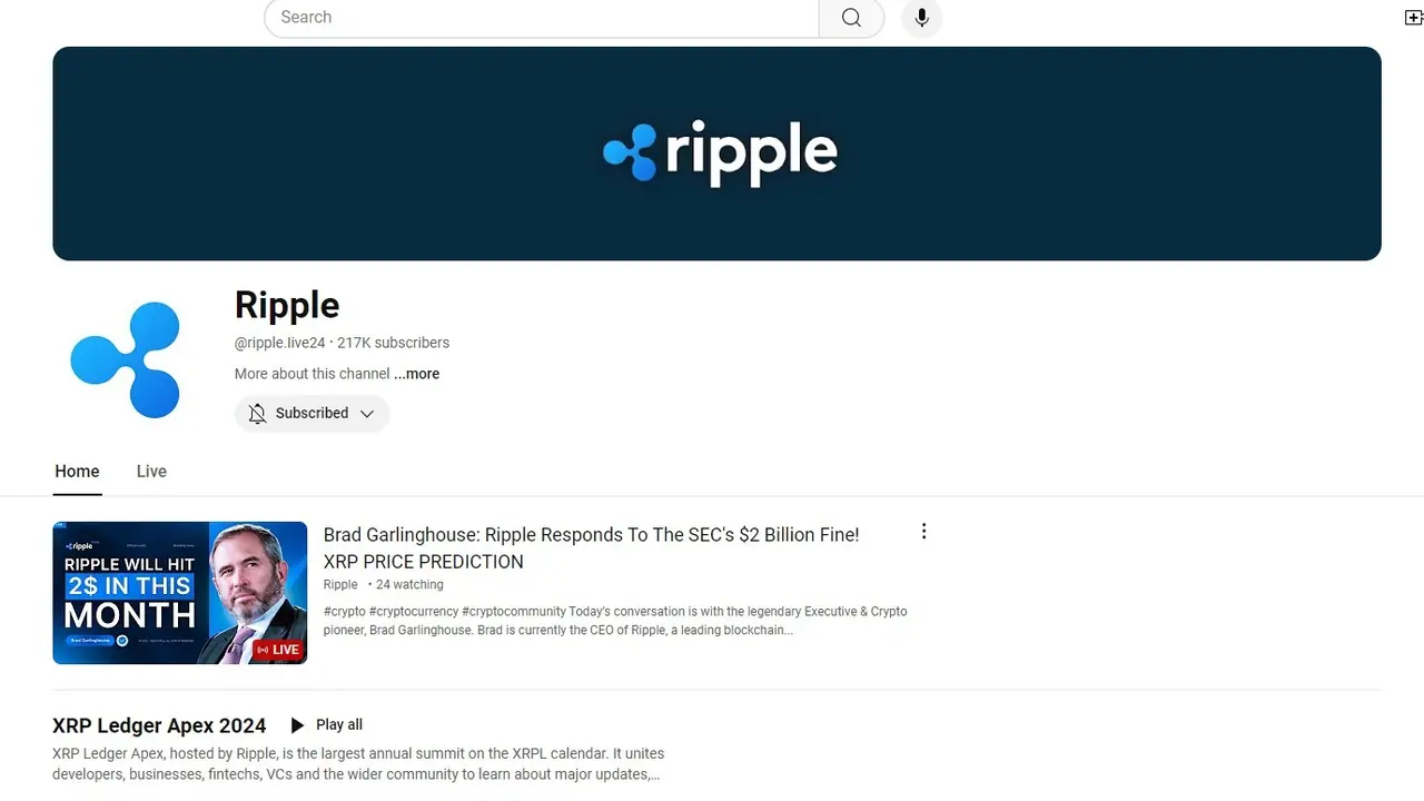Supreme Court's YouTube channel HACKED: Renamed Ripple showing US based company's cryptocurrency videos Supreme Court's YouTube channel HACKED: Renamed Ripple showing US based company's cryptocurrency videos