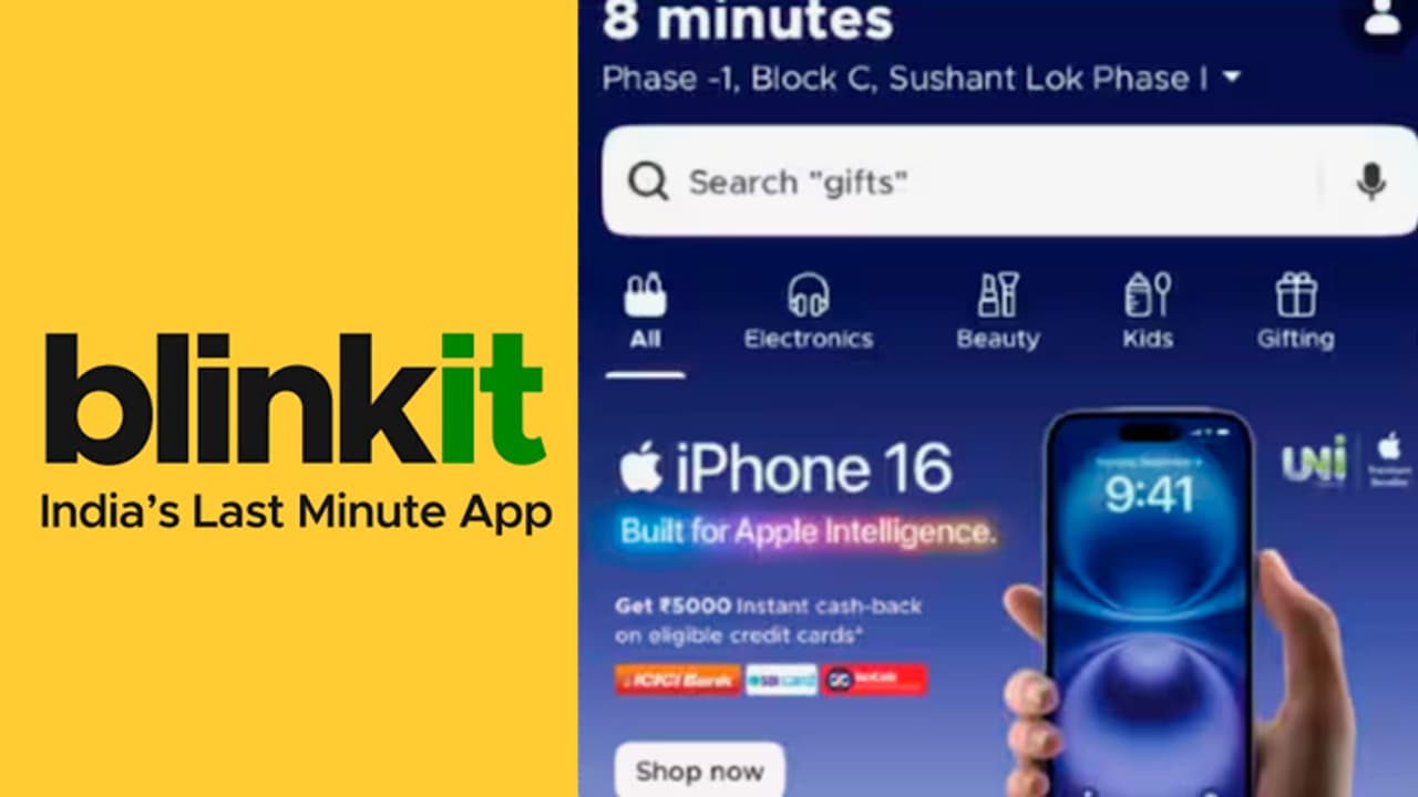 BlinkIt claims to deliver iPhone 16 in 10 mins BlinkIt claims to deliver iPhone 16 in 10 mins