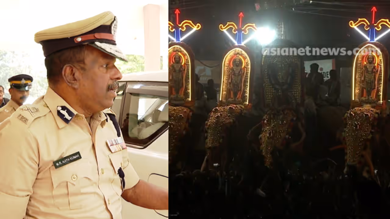 Thrissur Pooram row: Kerala DGP disagrees with ADGP Ajith Kumar's inquiry report