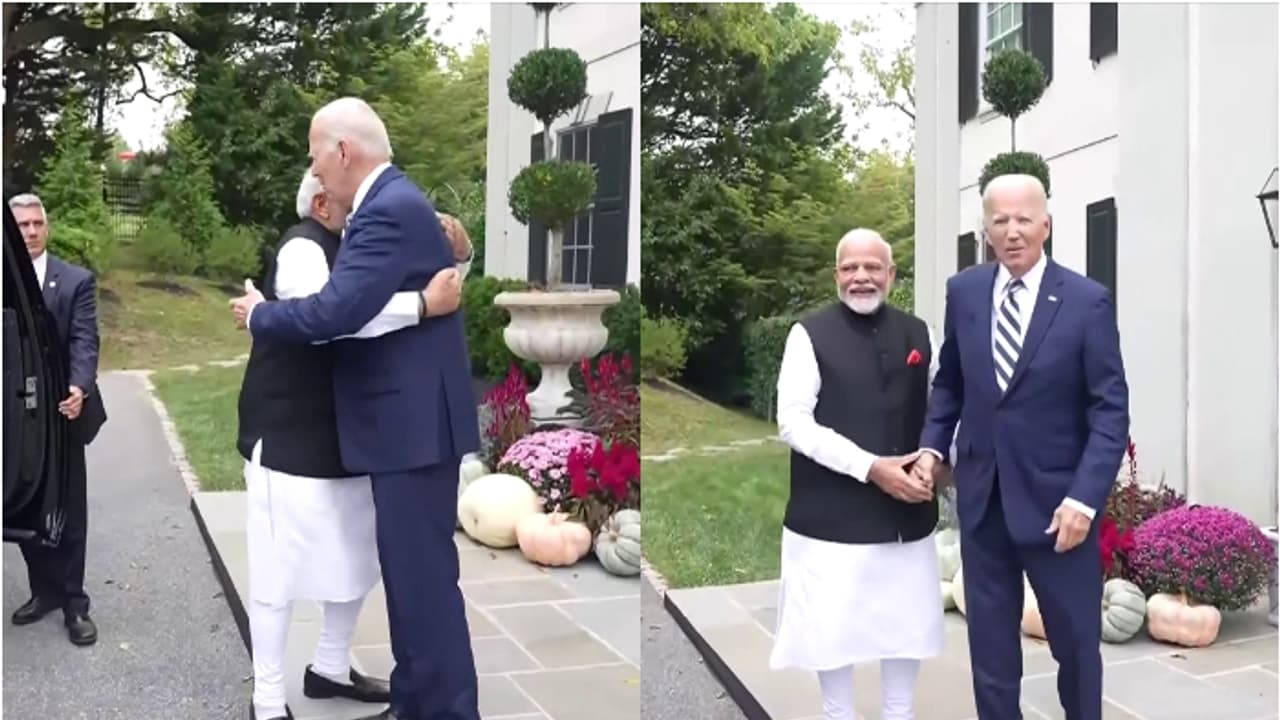 മോദിയും ജോബൈഡനുമായും കൂടിക്കാഴ്ച ആരംഭിച്ചു; ക്വാഡ് ഉച്ചകോടിയിലും പങ്കെടുക്കും, സ്വീകരണമൊരുക്കി ഇന്ത്യക്കാരും മോദിയും ജോബൈഡനുമായും കൂടിക്കാഴ്ച ആരംഭിച്ചു; ക്വാഡ് ഉച്ചകോടിയിലും പങ്കെടുക്കും, സ്വീകരണമൊരുക്കി ഇന്ത്യക്കാരും