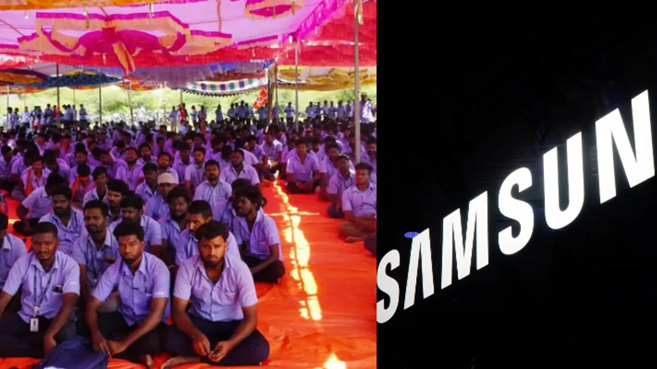 'കുടുംബാംഗം മരിച്ചാൽ പോലും അവധി തരില്ല, അവധിയും ശമ്പള വർധനവുമില്ല'; ചെന്നൈയിലെ സാംസങ് പ്ലാന്റിൽ തൊഴിലാളി സമരം 'കുടുംബാംഗം മരിച്ചാൽ പോലും അവധി തരില്ല, അവധിയും ശമ്പള വർധനവുമില്ല'; ചെന്നൈയിലെ സാംസങ് പ്ലാന്റിൽ തൊഴിലാളി സമരം