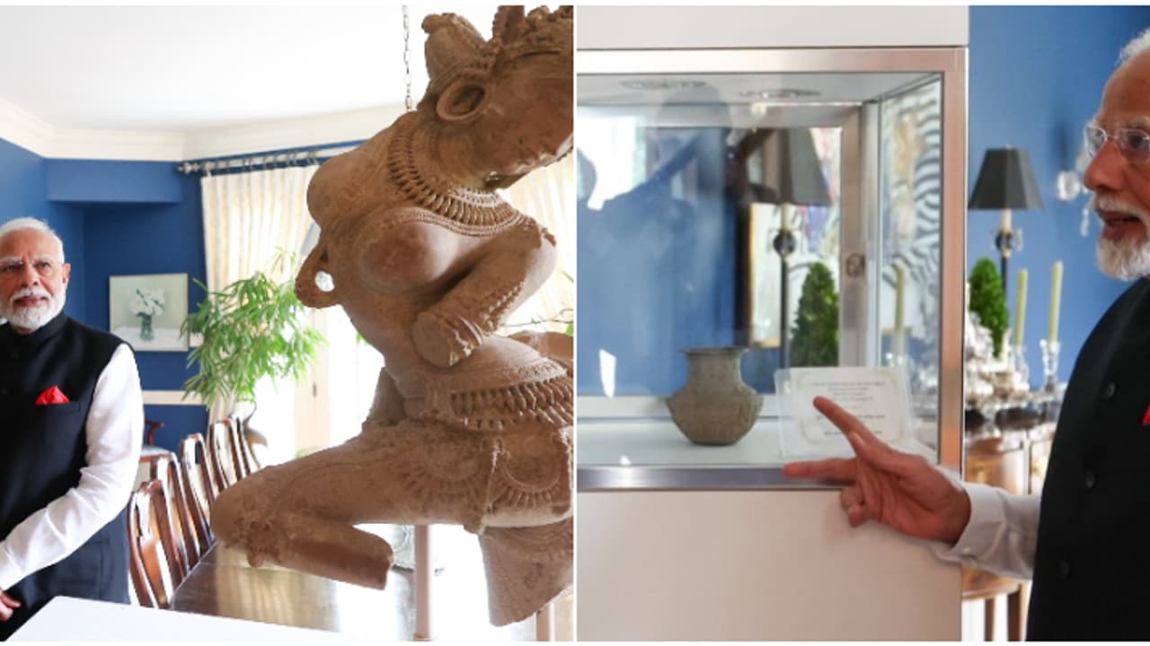 മണല്ക്കല്ലിൽ തീർത്ത അപ്സരസ്, ടെറാക്കോട്ട പാത്രം...; ഇന്ത്യക്ക് നഷ്ടമായ 297 അമൂല്യ വസ്തുക്കൾ തിരികെ എത്തുന്നു മണല്ക്കല്ലിൽ തീർത്ത അപ്സരസ്, ടെറാക്കോട്ട പാത്രം...; ഇന്ത്യക്ക് നഷ്ടമായ 297 അമൂല്യ വസ്തുക്കൾ തിരികെ എത്തുന്നു