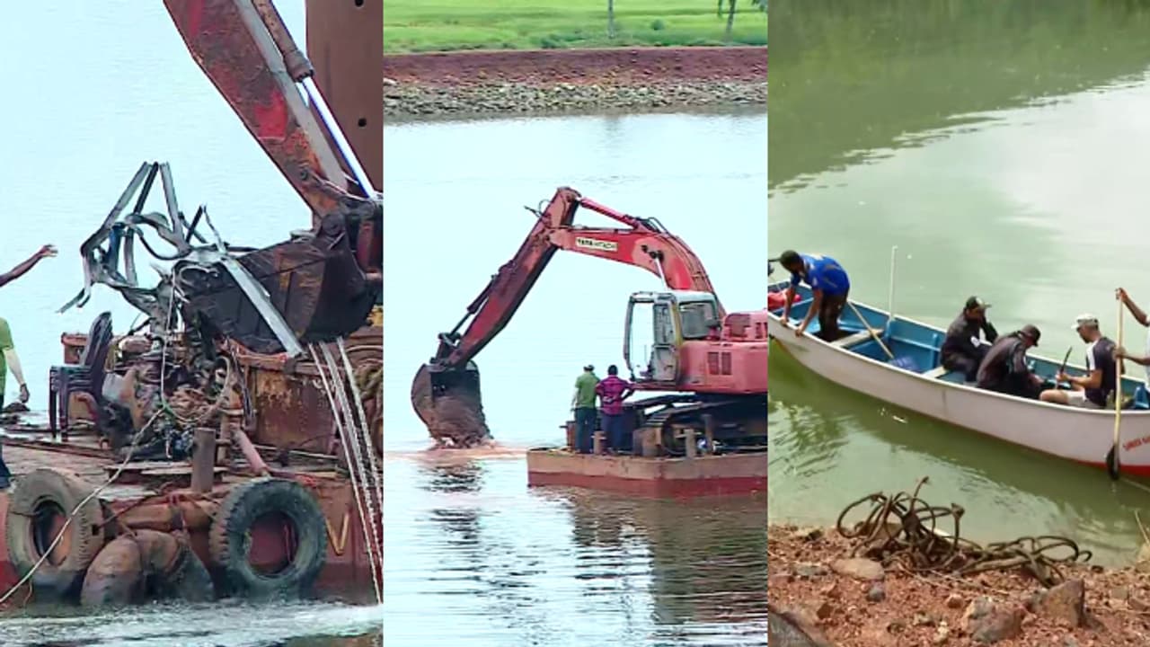 ഷിരൂർ തെരച്ചിലിന് വീണ്ടും വെല്ലുവിളി; അടുത്ത 3 ദിവസം ഉത്തര കന്നഡയിൽ കനത്ത മഴ മുന്നറിയിപ്പ്, ഡ്രഡ്ജിങിന് തടസം ഷിരൂർ തെരച്ചിലിന് വീണ്ടും വെല്ലുവിളി; അടുത്ത 3 ദിവസം ഉത്തര കന്നഡയിൽ കനത്ത മഴ മുന്നറിയിപ്പ്, ഡ്രഡ്ജിങിന് തടസം