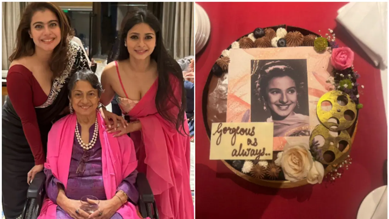 'Our evergreen...', Kajol wishes mother Tanuja on her 81st birthday [PHOTOS]