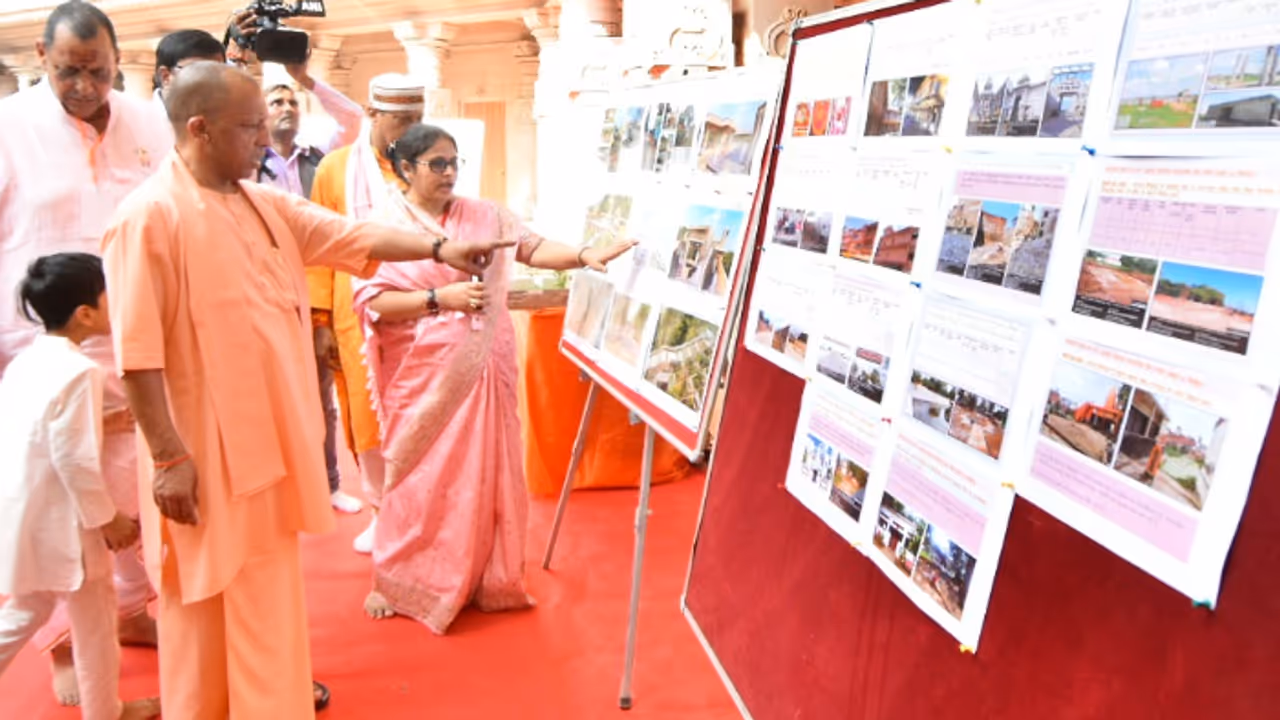 Yogi Adityanath lays foundation stone for 127 development projects worth Rs 765 crore in Mirzapur