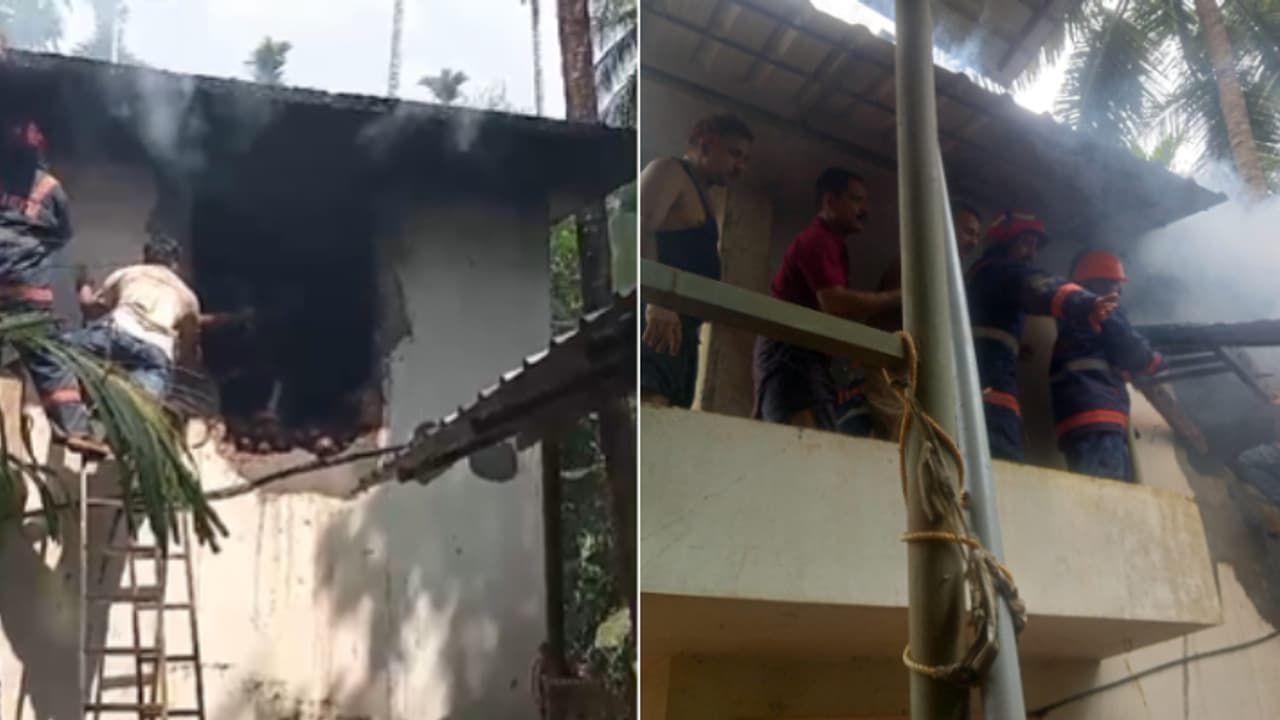 തേങ്ങാക്കൂടക്ക് തീപ്പിടിച്ചു, ആകെയുണ്ടായിരുന്ന ആറായിരം തേങ്ങയിൽ രണ്ടായിരത്തോളം കത്തിനശിച്ചു തേങ്ങാക്കൂടക്ക് തീപ്പിടിച്ചു, ആകെയുണ്ടായിരുന്ന ആറായിരം തേങ്ങയിൽ രണ്ടായിരത്തോളം കത്തിനശിച്ചു