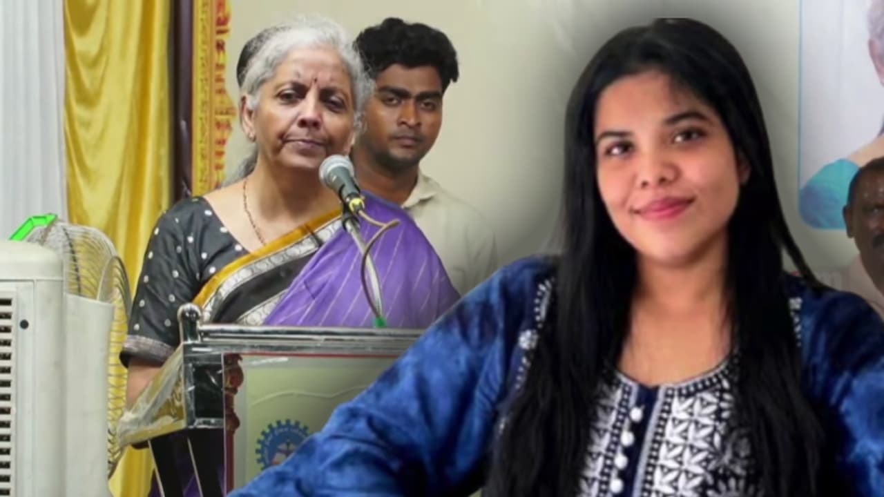 അന്ന സെബാസ്റ്റ്യനെ അപമാനിച്ചെന്ന ആരോപണം നിഷേധിച്ച് ധനമന്ത്രി, പറഞ്ഞത് ആത്മശക്തിയെ കുറിച്ചെന്നും നിർമല സീതാരാമൻ അന്ന സെബാസ്റ്റ്യനെ അപമാനിച്ചെന്ന ആരോപണം നിഷേധിച്ച് ധനമന്ത്രി, പറഞ്ഞത് ആത്മശക്തിയെ കുറിച്ചെന്നും നിർമല സീതാരാമൻ