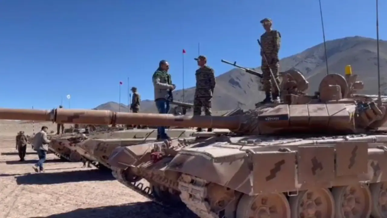 EXCLUSIVE | How 1000hp T 90 'Bhishma' tank is enhancing Army's strength in Ladakh's icy terrain (WATCH)