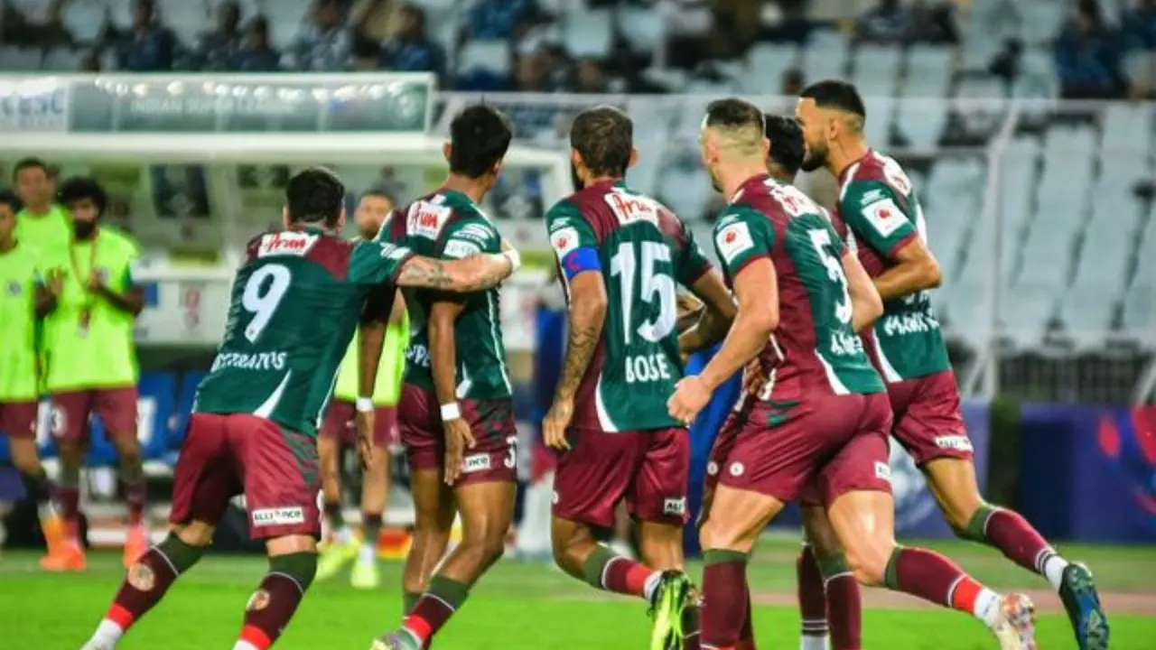 MOHUN BAGAN VS NORTH EAST UNITED FC MOHUN BAGAN VS NORTH EAST UNITED FC