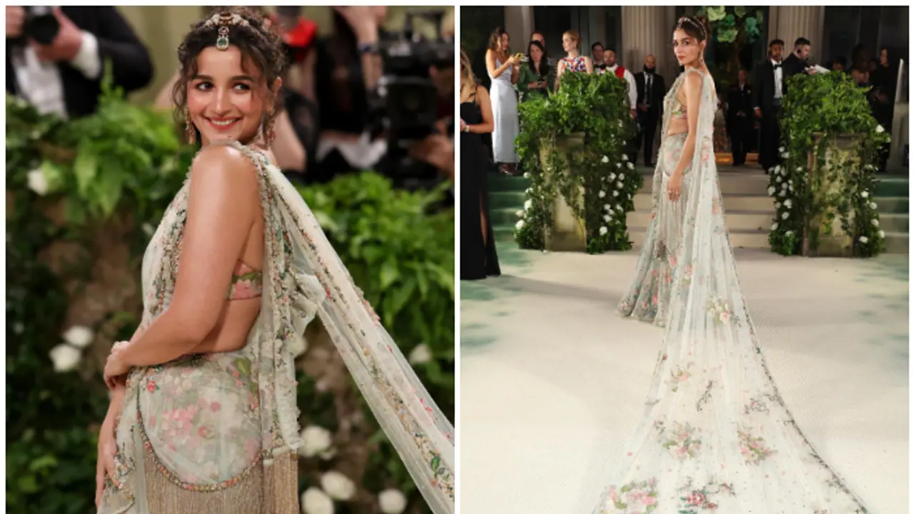 Alia Bhatt on her 23 foot saree at Met Gala: 'Couldn't use the washroom for 6 hours' Alia Bhatt on her 23 foot saree at Met Gala: 'Couldn't use the washroom for 6 hours'