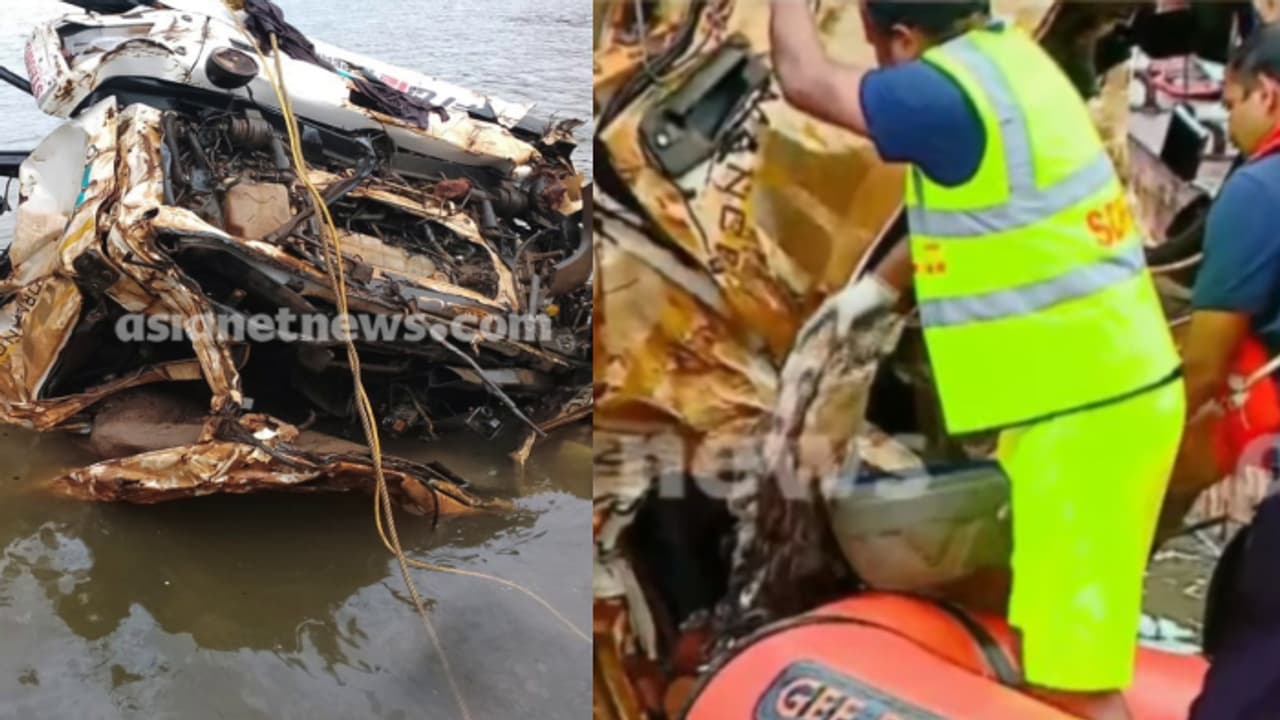 അർജുൻ്റെ ലോറി കാബിൻ പാടേ തകർന്നു; അകത്ത് നിറഞ്ഞ ചെളിയിൽ നിന്ന് കൂടുതൽ മൃതദേഹഭാഗം കണ്ടെത്താൻ ശ്രമം