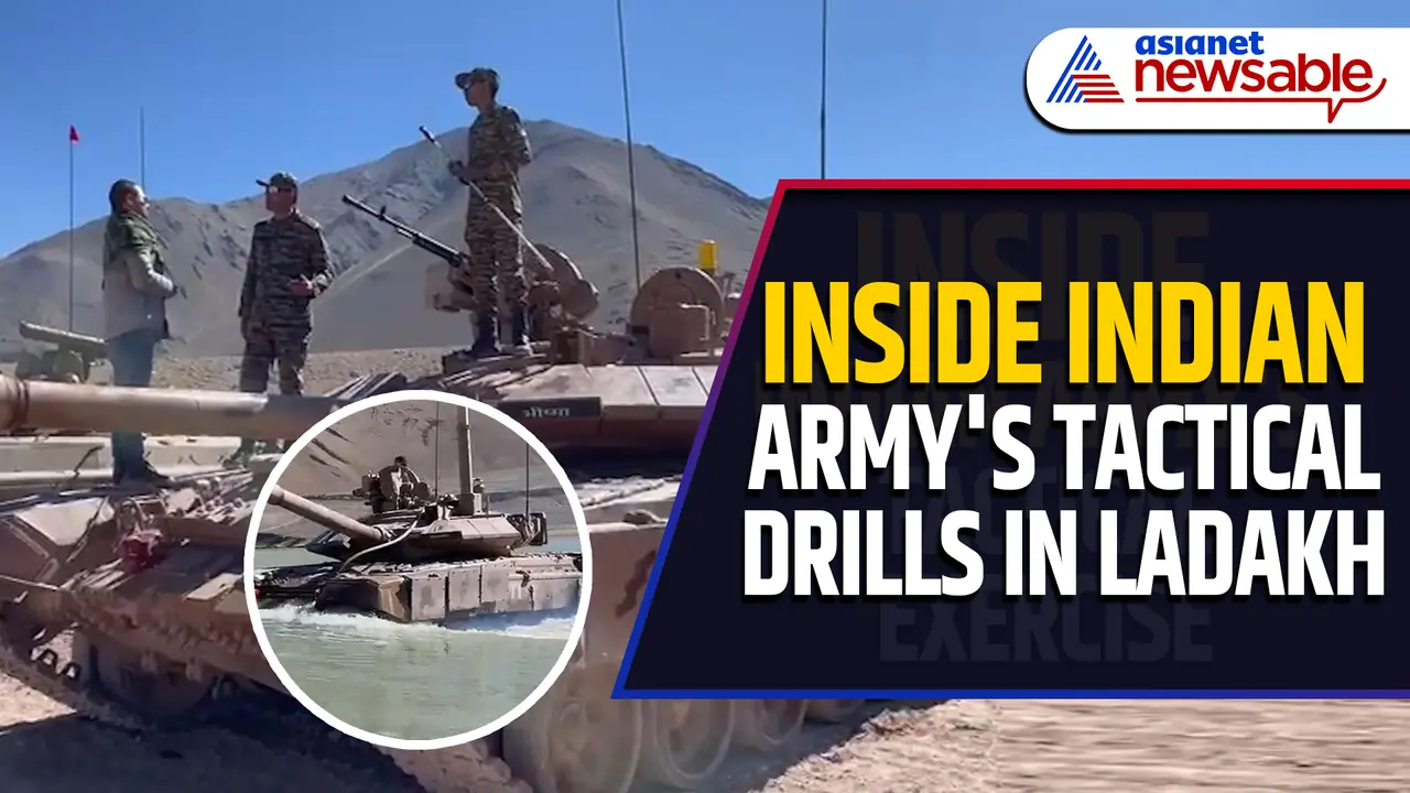 EXCLUSIVE | Inside Army's tactical drills in Ladakh: T 90 Bhishma, T 72 & BMP II ICV roar 14k feet above WATCH