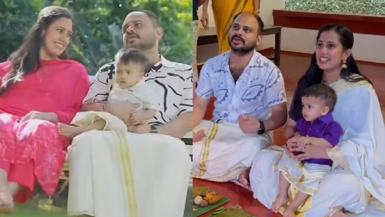അഞ്ചാം മാസത്തിൽ അഞ്ച് തരം പലഹാരങ്ങൾ, ചടങ്ങിന്റെ വിശേഷങ്ങളുമായി വിജയിയും ദേവികയും