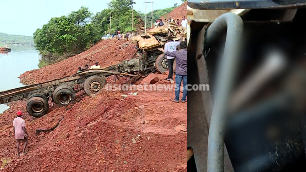 Karnataka landslide: Arjun's lorry brought ashore, brother identifies his belongings
