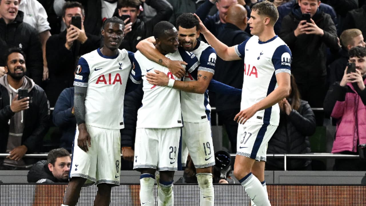 Europa League 2024 25: 10 man Tottenham thrash Qarabag 3 0; AS Roma play 1 1 draw with Athletic Bilbao