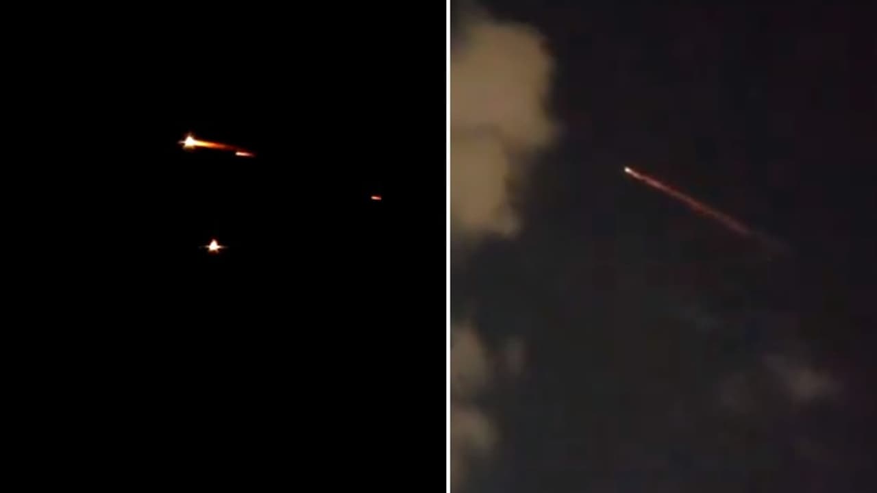 Caught on camera: Israel intercepts missile from Yemen with 'Arrow' defense system amid sirens (WATCH) Caught on camera: Israel intercepts missile from Yemen with 'Arrow' defense system amid sirens (WATCH)