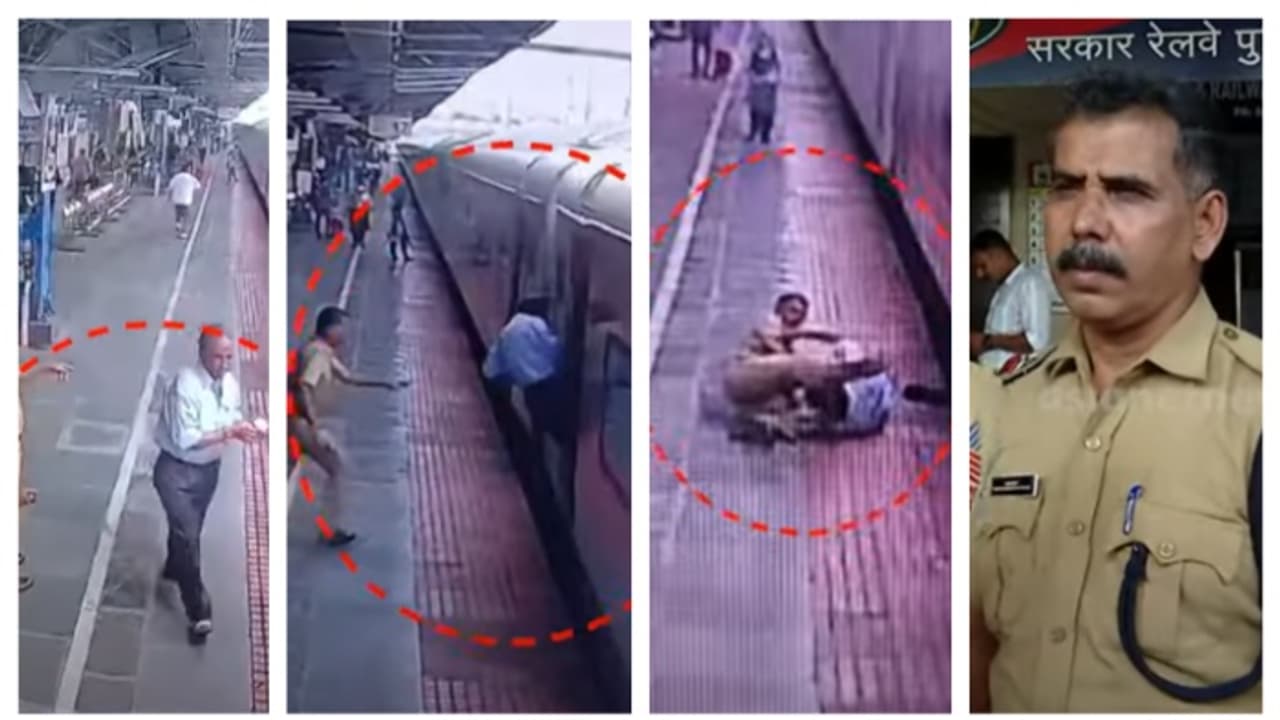 തലശ്ശേരിയില് ട്രെയിനിൽ നിന്നും പ്ലാറ്റ്ഫോമിലേക്ക് വീണ യാത്രക്കാരനെ സാഹസികമായി രക്ഷിച്ച് ഉദ്യോഗസ്ഥൻ: വീഡിയോ തലശ്ശേരിയില് ട്രെയിനിൽ നിന്നും പ്ലാറ്റ്ഫോമിലേക്ക് വീണ യാത്രക്കാരനെ സാഹസികമായി രക്ഷിച്ച് ഉദ്യോഗസ്ഥൻ: വീഡിയോ