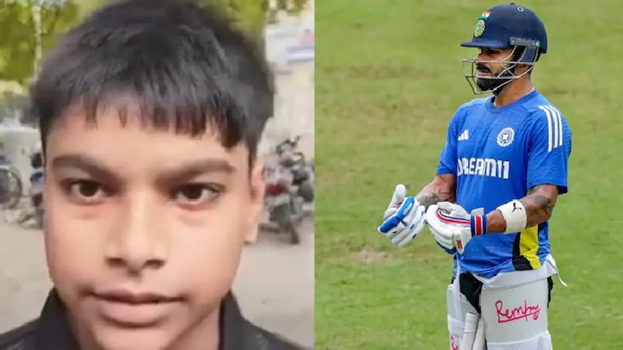 ಕೊಹ್ಲಿ ಆಟ ನೋಡಲು 58 ಕಿಲೋಮೀಟರ್ ಸೈಕಲ್ ಸವಾರಿ ಮಾಡಿದ 15 ವರ್ಷದ ಅಭಿಮಾನಿ! ವಿಡಿಯೋ ವೈರಲ್ ಕೊಹ್ಲಿ ಆಟ ನೋಡಲು 58 ಕಿಲೋಮೀಟರ್ ಸೈಕಲ್ ಸವಾರಿ ಮಾಡಿದ 15 ವರ್ಷದ ಅಭಿಮಾನಿ! ವಿಡಿಯೋ ವೈರಲ್