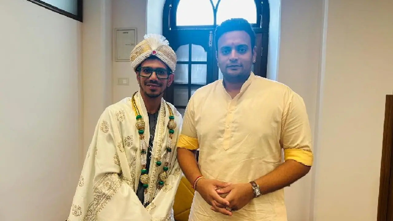 ಮೈಸೂರಲ್ಲಿ ಸಂಸದ ಯದುವೀರ್‌ ಭೇಟಿ ಮಾಡಿದ ಕ್ರಿಕೆಟಿಗ ಯುಜುವೇಂದ್ರ ಚಹಲ್‌